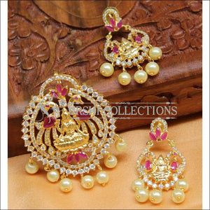 Elegant CZ Temple Pendant Set UC-NEW880 - Pendant Set