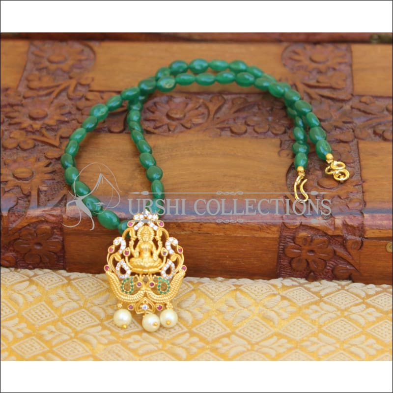 ELEGANT CZ TEMPLE PENDANT UTV590 - Pendant Set