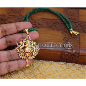 ELEGANT CZ TEMPLE PENDANT UTV593 - Pendant Set