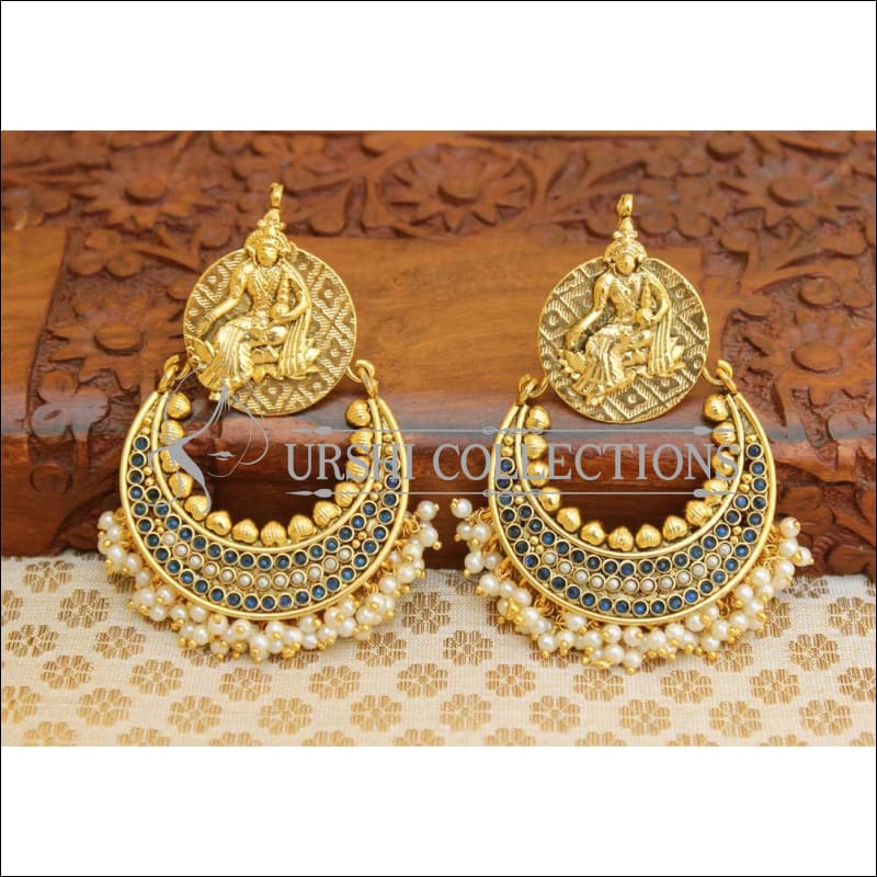 Elegant Designer Earrings Set UC-NEW853 - Blue - Earrings