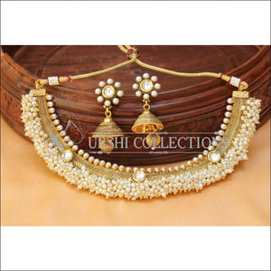 Elegant Designer Gold Plated Necklace Set UC-NEW2054 - Necklace Set