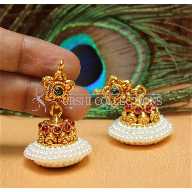 Elegant Geru Polish Earrings Set UC-NEW1659 - Green - Earrings