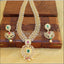 ELEGANT GOLD PLATED CZ NECKLACE SET UTV461