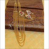 Elegant Gold Plated Five Layer Necklace Set UC-NEW 544 - Necklace Set