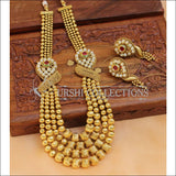 Elegant Gold Plated Five Layer Necklace Set UC-NEW1614 - Necklace Set