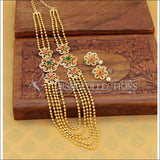 Elegant Gold Plated Five Layer Necklace Set UC-NEW549 - Multi - Necklace Set