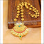 Elegant Gold Plated Kempu Pendant Set UC-NEW1774