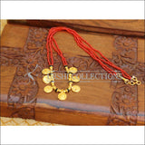 ELEGANT GOLD PLATED LAKSHMI BEADS NECKLACE UTV570 - Necklace Set