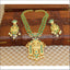 Elegant Gold Plated Lakshmi Necklace Set UC-NEW82