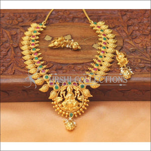 Elegant Gold Plated Mango Necklace Set UC-NEW1471 - Necklace Set