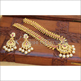 Elegant Gold Plated Mango Necklace Set UC-NEW1762 - Necklace Set