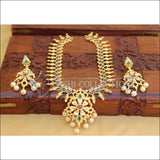 Elegant Gold Plated Mango Necklace Set UC-NEW1764 - Multi - Necklace Set