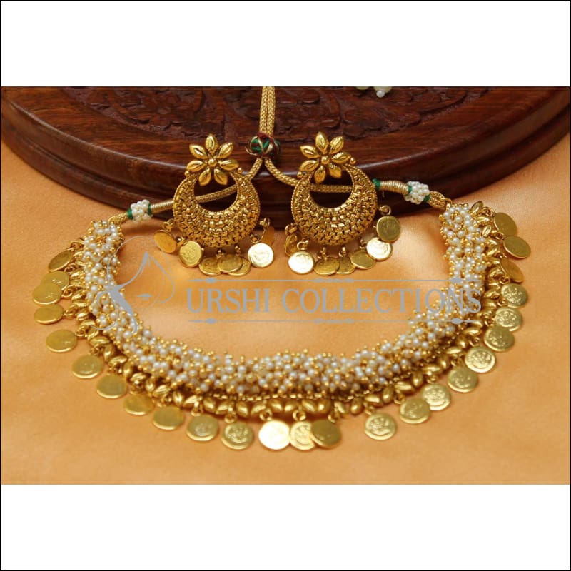 Elegant Gold Plated Necklace Set UC-NEW1497 - Necklace Set