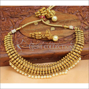 Elegant Gold Plated Necklace Set UC-NEW1613 - Necklace Set