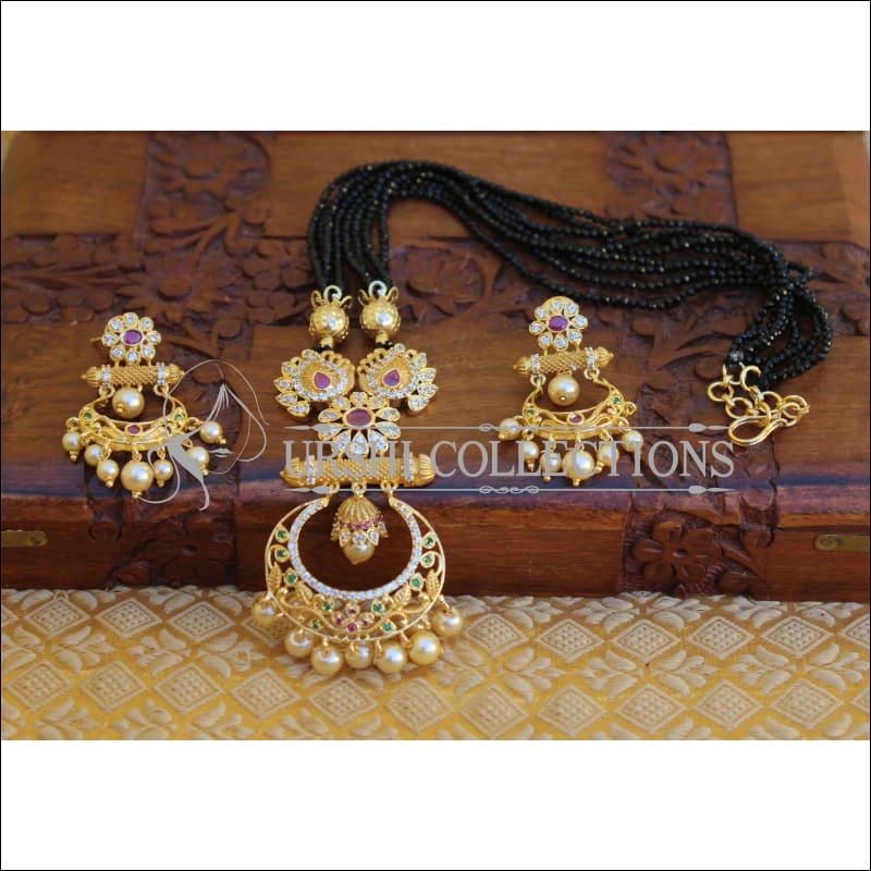 ELEGANT GOLD PLATED NECKLACE SET UTV337 - Necklace Set