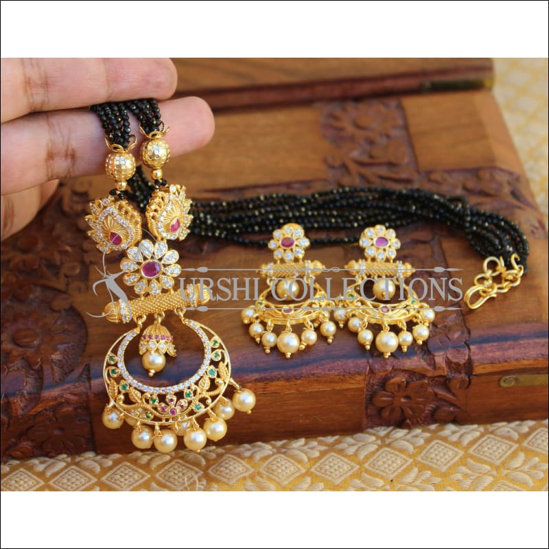 ELEGANT GOLD PLATED NECKLACE SET UTV337 - Necklace Set