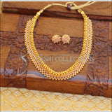 ELEGANT GOLD PLATED NECKLACE SET UTV682 - Necklace Set