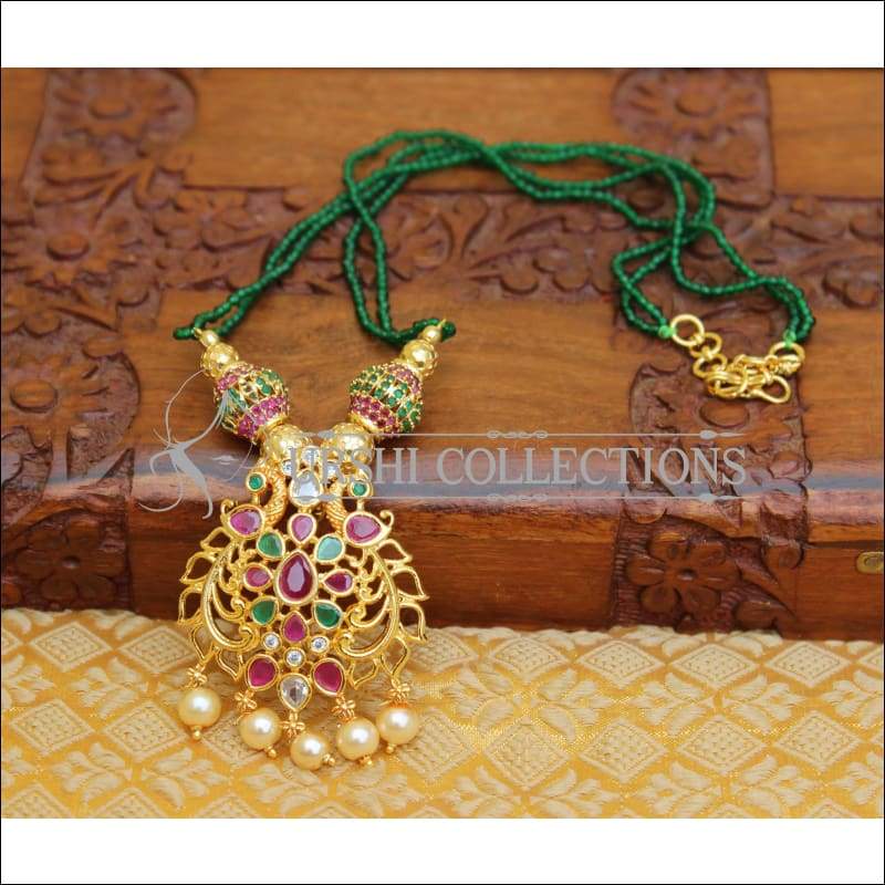 ELEGANT GOLD PLATED NECKLACE SET UTV301 - Necklace Set
