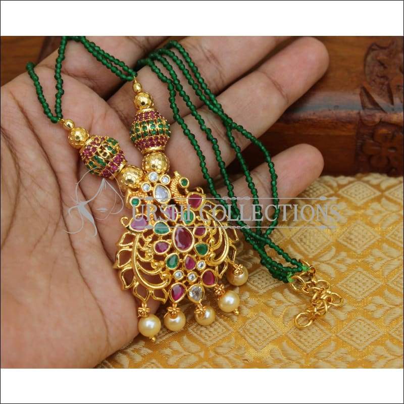 ELEGANT GOLD PLATED NECKLACE SET UTV301 - Necklace Set
