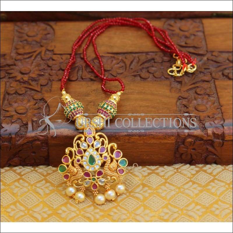 ELEGANT GOLD PLATED NECKLACE SET UTV303 - Necklace Set