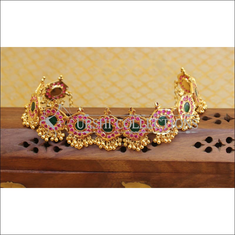 ELEGANT GOLD PLATED NECKLACE UTV851 - Necklace Set