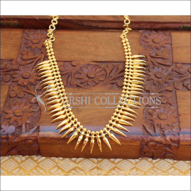 ELEGANT GOLD PLATED NECKLACE UTV855 - Necklace Set