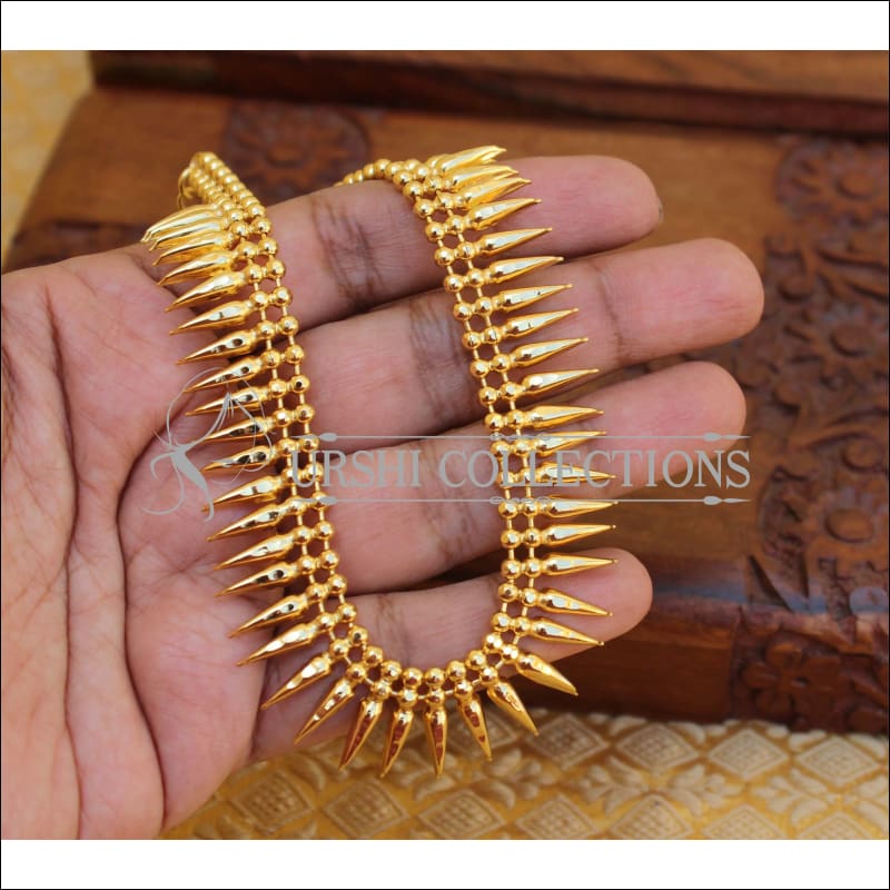 ELEGANT GOLD PLATED NECKLACE UTV855 - Necklace Set