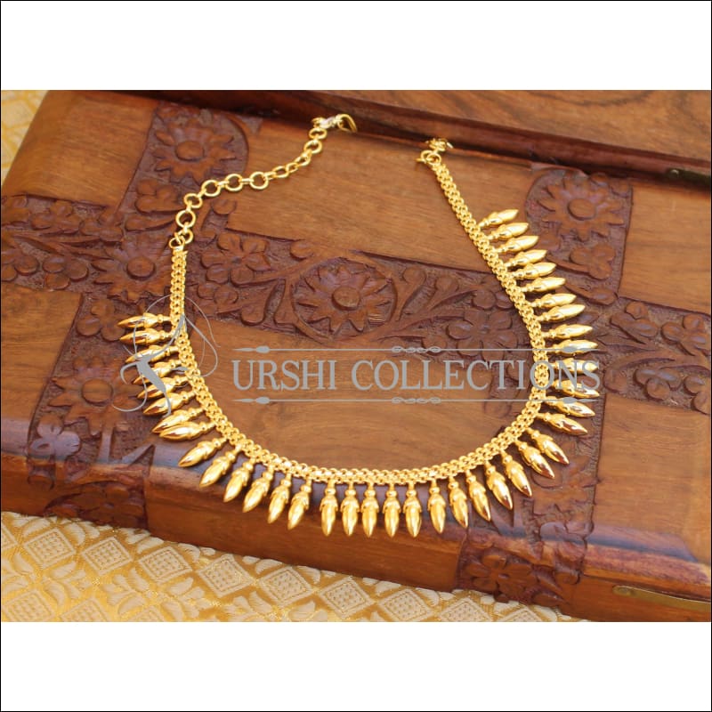 ELEGANT GOLD PLATED NECKLACE UTV856 - Necklace Set