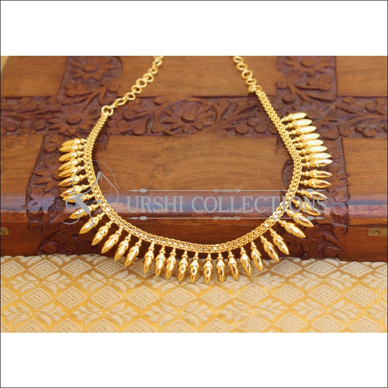 ELEGANT GOLD PLATED NECKLACE UTV856 - Necklace Set