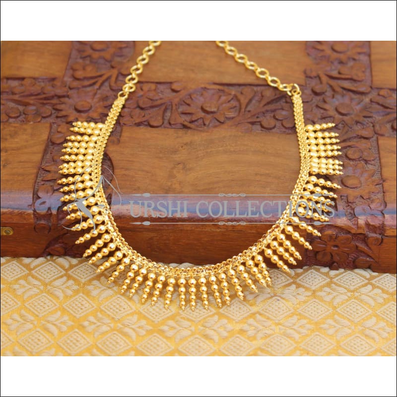 ELEGANT GOLD PLATED NECKLACE UTV857 - Necklace Set