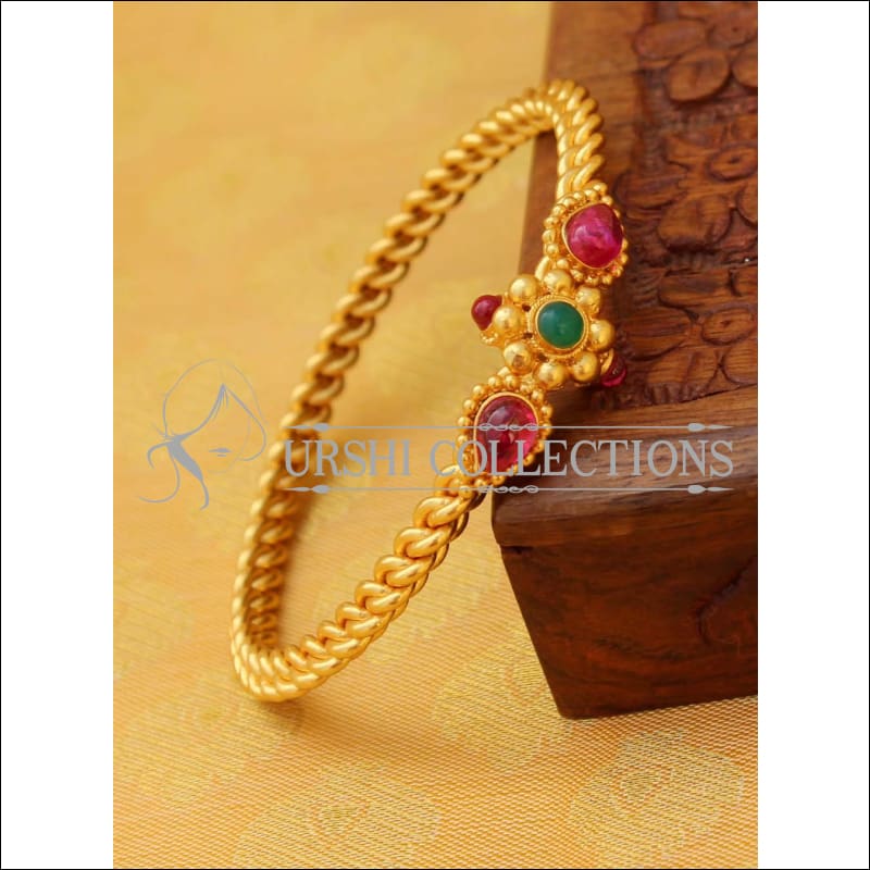 Elegant Gold Plated Openable Kada UC-NEW1818 - Bracelets