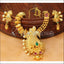Elegant Gold Plated Peacock Necklace Set UC-NEW1473