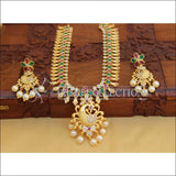 Elegant Gold Plated Peacock Necklace Set UC-NEW1768 - Multi - Necklace Set