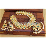 Elegant Gold Plated Peacock Necklace Set UC-NEW2022 - Necklace Set