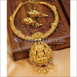 Elegant Gold Plated Temple Necklace Set UC-NEW1475 - Necklace Set