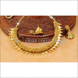 Elegant Gold Plated Temple Necklace Set UC-NEW1600 - Gold - Necklace Set
