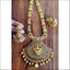 ELEGANT GOLD PLATED TEMPLE NECKLACE SET UTV1073