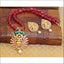 ELEGANT GOLD PLATED TEMPLE NECKLACE SET UTV578