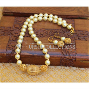 ELEGANT HANDMADE PEARL NECKLACE SET UTV407 - Necklace Set