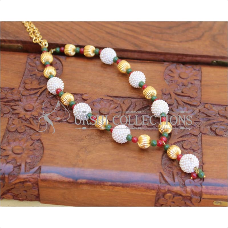 ELEGANT HANDMADE PEARL NECKLACE UTV469 - Necklace Set