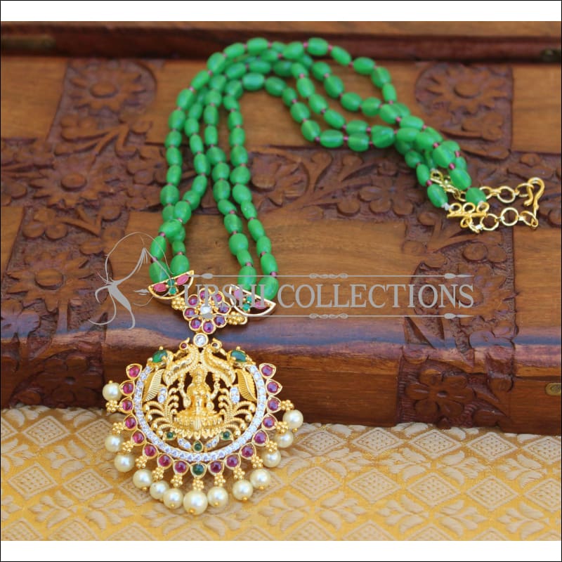ELEGANT HANDMADE TEMPLE NECKLACE UTV360 - Necklace Set