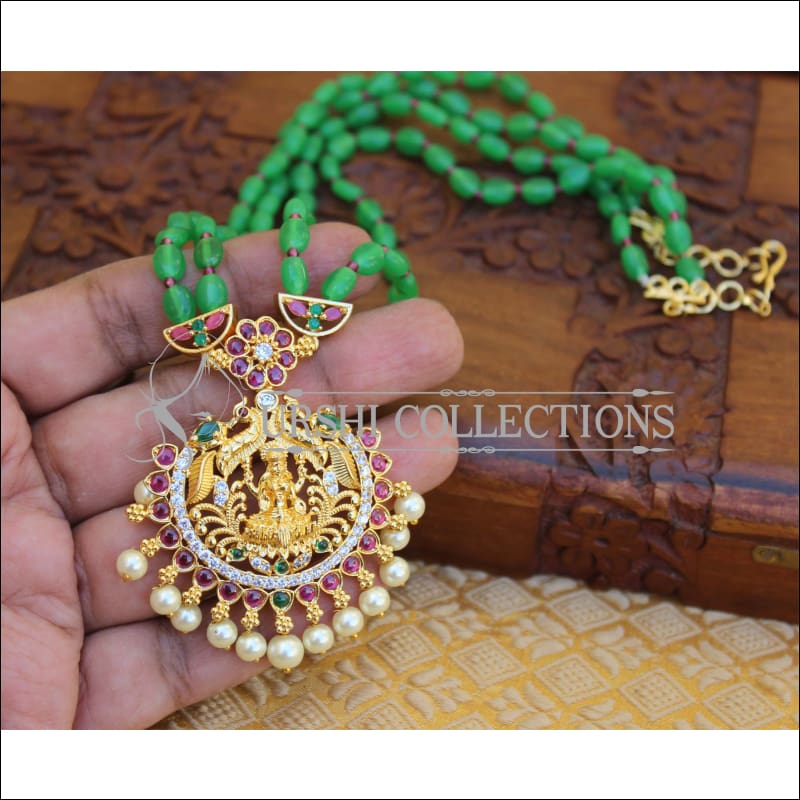 ELEGANT HANDMADE TEMPLE NECKLACE UTV360 - Necklace Set