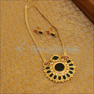 ELEGANT KERALA TRADITIONAL PALAKKA NECKLACE SET UTV753 - Necklace Set