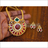 ELEGANT KERALA TRADITIONAL PALAKKA NECKLACE SET UTV754 - Necklace Set