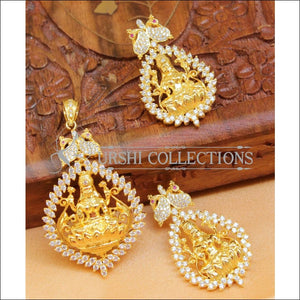 Elegant Lakshmi Pendant Set UC-NEW897 - Pendant Set