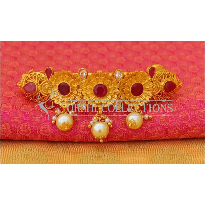 Elegant Matte Finish Hair Clip UC-NEW1536 - Red - Hair Clips