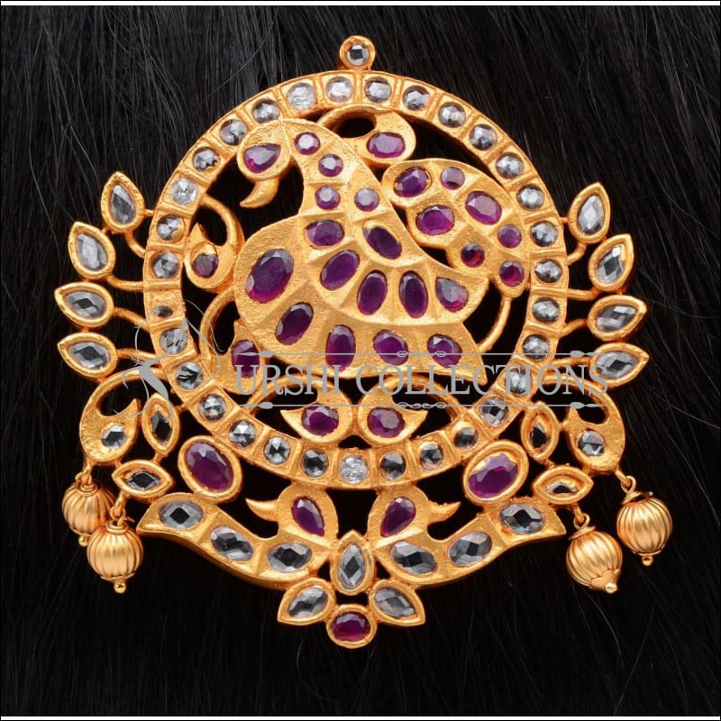 Elegant Matte Finish Hair Pin UC-NEW2489 - Ruby - Hair Pins