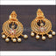 Elegant Matte Finish Lakshmi Earrings UC-NEW1792