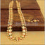 Elegant Matte Finish Lakshmi Necklace Set UC-NEW2567