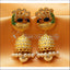 Elegant Matte Finish Peacock Earrings Set UC-NEW639